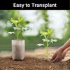 ENPOINT Fabric Plant Grow Bags - 200pcs Seedling Pots 5.5x6.3