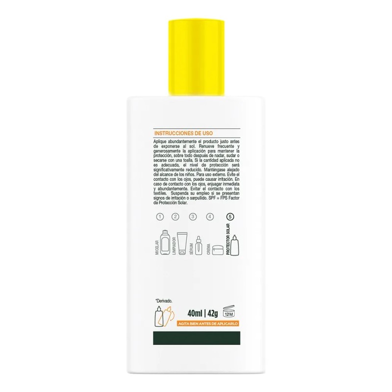 Protector Solar Facial SuperUV Fluid Antibrillo Garnier,40ml