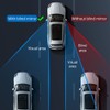 Blind Spot Mirrors, Side Rear View Mirror Rain Visor Guard,