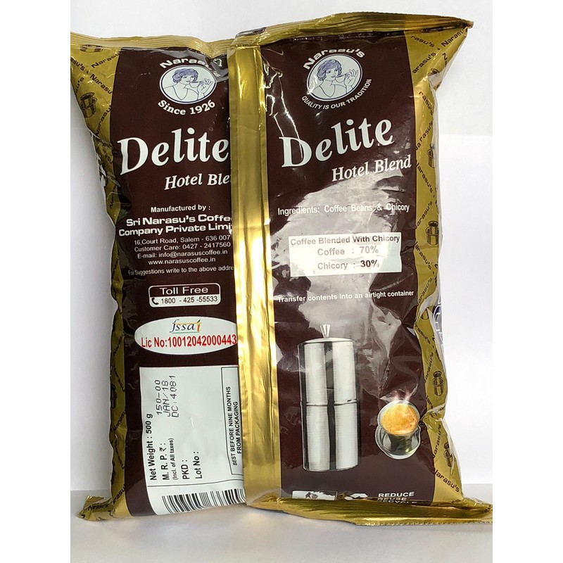 Narasu's, Delite Hotel Blend Coffee, 500 Grams(gm)