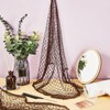WILLBOND 4 Pcs Cotton Triangle Hair Net for Rollers, Women