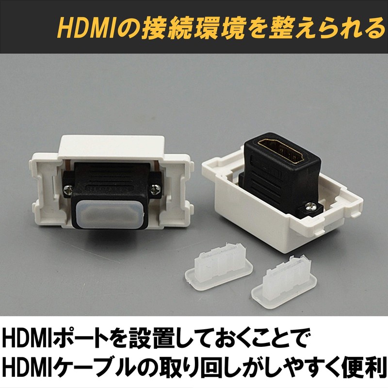 Felimoa HDMI Port 4K Support 2.0 Standard Wall Outlet HDMI