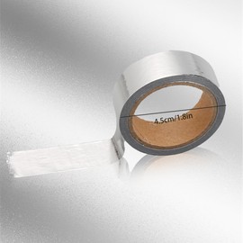 GLADFRESIT Silvery Foil Washi Tape Solid,Decorative Masking Tape for DIY Crafts and Gift Wrapping