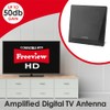 LLOYTRON Active Indoor Panel TV Antenna Aerial with Digital Freeview