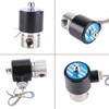 DC 12V G3/8" Stainless Steel 304 Normally Closed Electric Solenoid