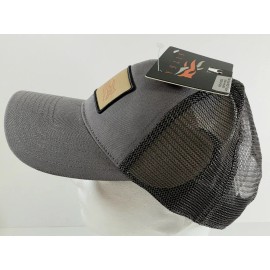Sitka Gear NEW Sitka Gray Meshback Snapback  Topo Logo Patch Trucker hat.