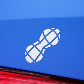 ANGDEST CLUB Decal Stickers of Peanut (White) Premium Waterproof Vinyl Decal Stickers for Laptop Phone Accessory Helmet Car Window Mug Tuber Cup Door Wall Decoration ANDSKUSe45405WH070722