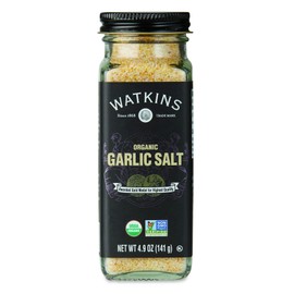 Watkins Gourmet Organic Spice Jar, Garlic Salt, 4.97 Ounce