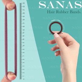 Sanas Ponytail Holders 36Pcs Girls Hair Accessories Soft Hair Ties Rubber Bands Hair Ponytail Elastics Hair Ties For Women Cute Hair Accessories -36Pcs