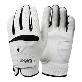 Wilson Feel Plus Glove, White/Black, M