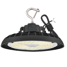 Paby 150W/120W/100W UFO High Bay Light - with Motion Sensor 23250LM 0-10V Dimmable High Bay LED Shop Lights 3500K/4000K/5000K Replacement of 730W MH/HPS for Workshop Warehouse Factory Barn Garage
