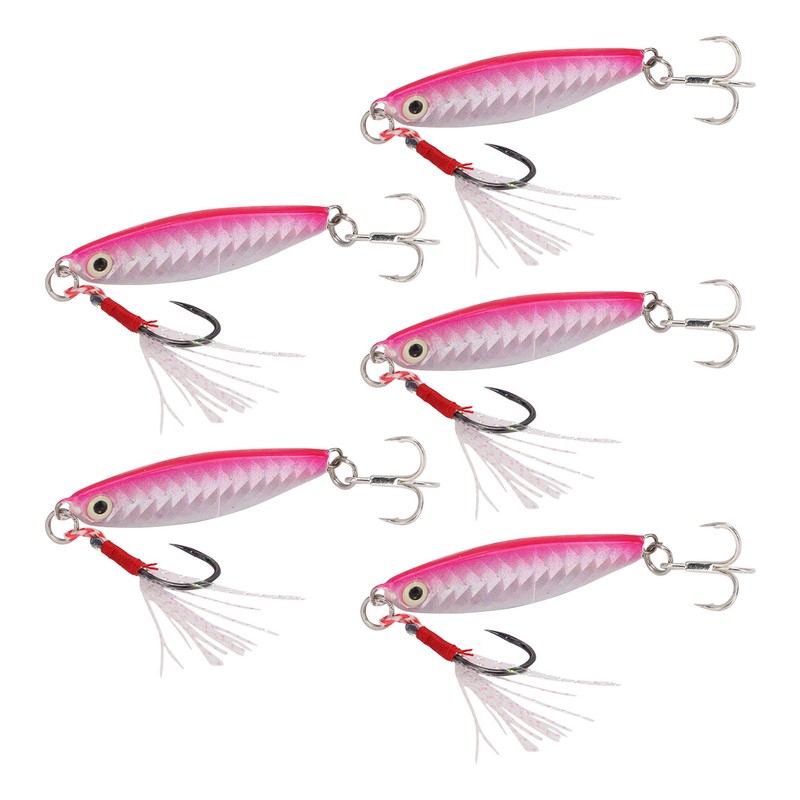 5Pcs 15g Metal Vib Hard Fishing Lures Jigging Fishing Baits