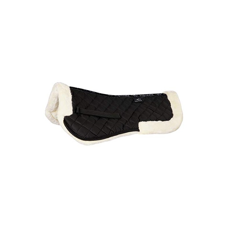 Equinate Sidney Padded Saddle Pad with Synthetic Lambskin Horse Pony
