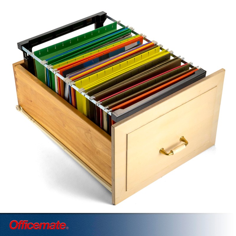 Officemate Plastic Hanging File Folder Frame, 18 Inch, Letter and