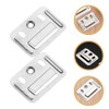 HEMOTON 100pcs Wall Buckle Interlocking Hanging Bracket Couch Clips Wall