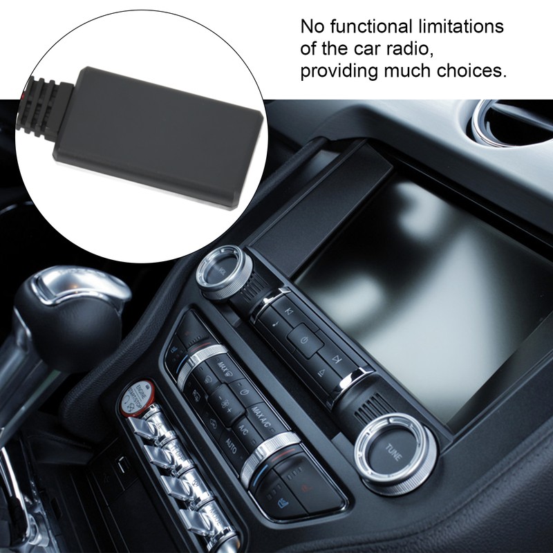 Car Bluetooth Module AUX Adapter Cable 12V Replacement for Citroen
