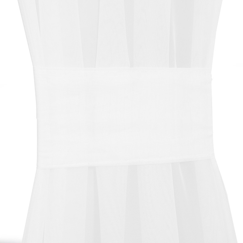 Aquazolax Transparent Sheer Door Window Curtain for Small Door Windows