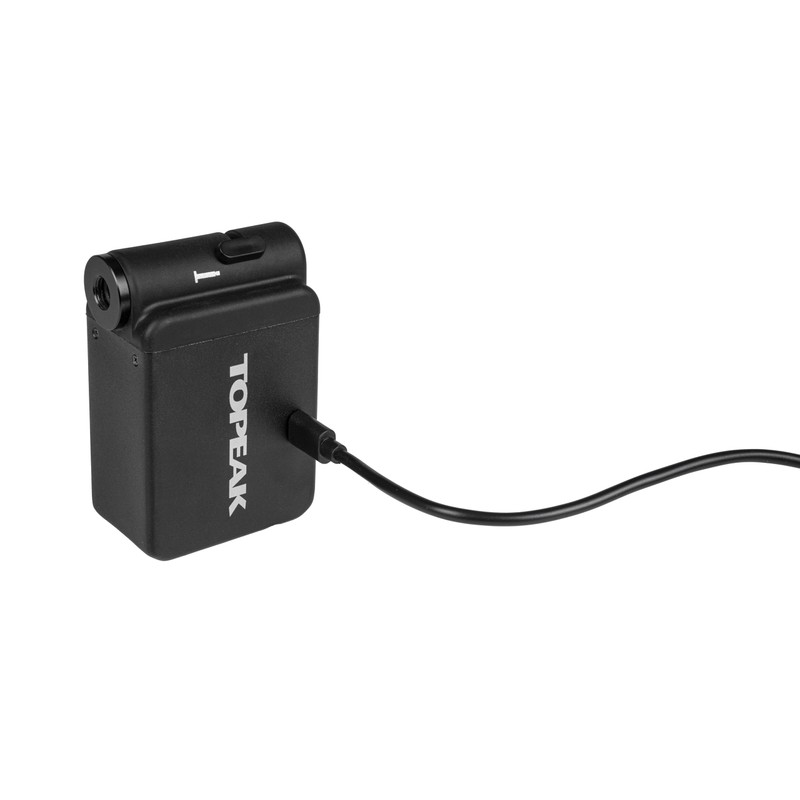Topeak E-Booster - Pompa elettrica digitale con manometro digitale, per