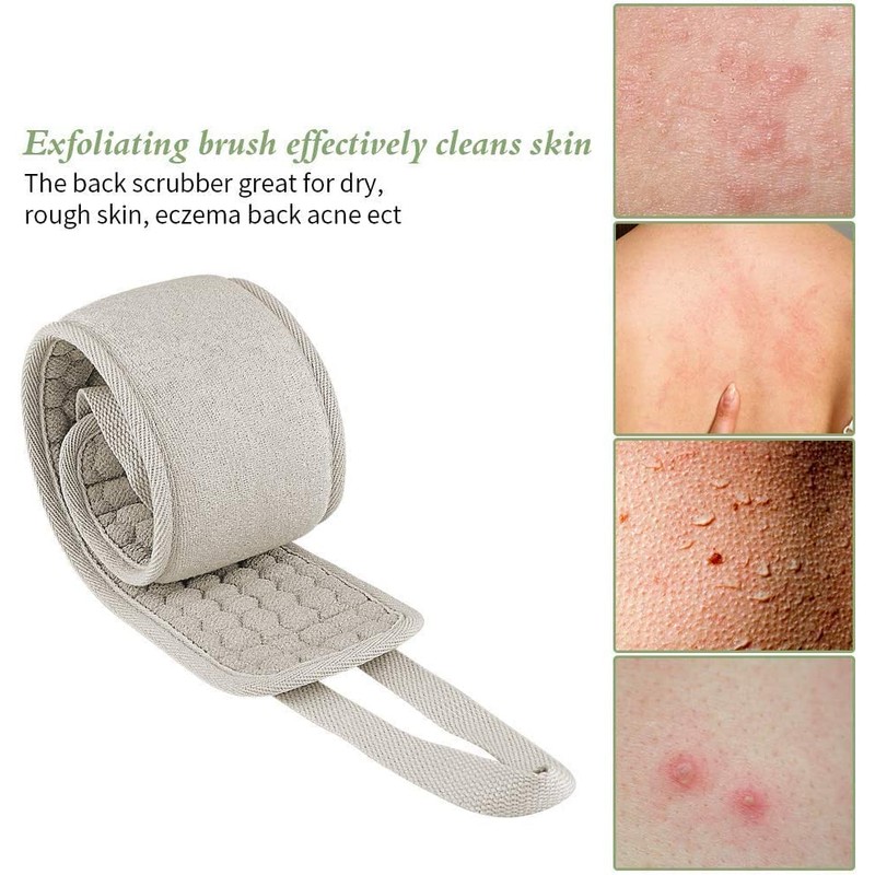 New Exfoliating Back Scrubber for Shower Back Washer for Shower