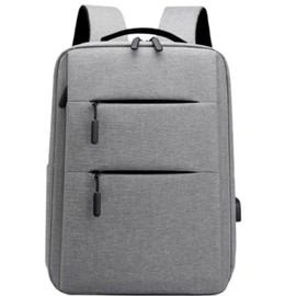 BRANDS FOR LESS USA Anti-Theft Laptop Backpack, Waterproof, 15.6 Inch, USB Charging Port, Multi-Compartment for Travel & Office (Gray), Average