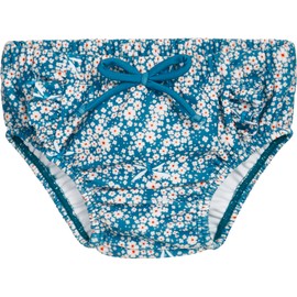 Playshoes Unisex Baby Toddler Swim Nappy, Petrol Flowers, 86-92, Petrol flowers