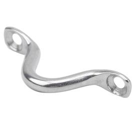 Vbestlife 10 Uds. Bucles de Cubierta de Kayak 316 Acero Inoxidable a Prueba de Herrumbre Almohadilla Superior para Barco Accesorio de Ojo para Kayaks Ocean Boat Remar