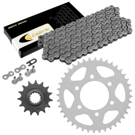 Caltric Drive Chain & Sprockets Kit for Kawasaki ZX600 Ninja ZX6R 1998-2002