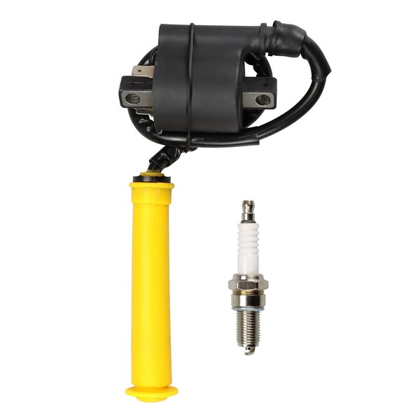 Ignition Coil Spark Plug and Cap for Honda 420 ATV