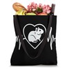 Heartbeat Degu Lover Tote Bag