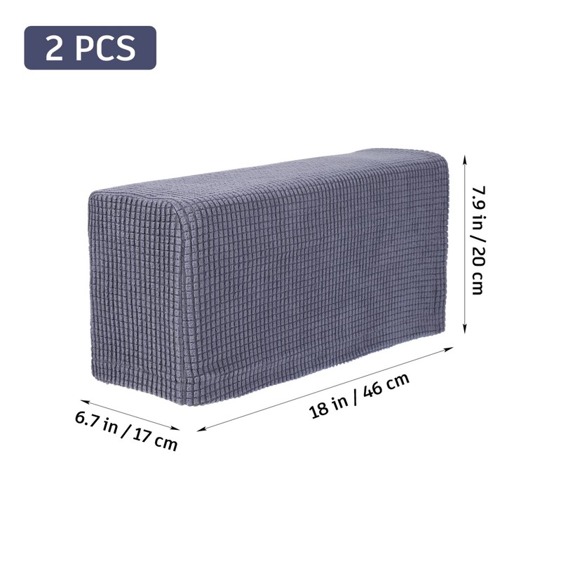 SEWACC 2pcs Sofa Arm Covers Stretchy Couch Arm Protectors for