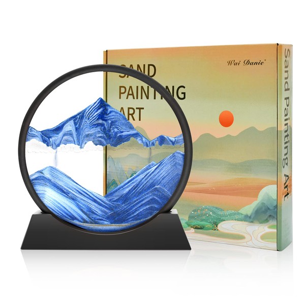 Wai Danie Moving Sand Art Picture 3D Hourglass Deep Sea