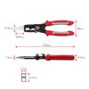 SPEEDWOX All-Purpose Radio Pliers, Fine Pointer Pliers, Multifunction Pliers, Peeling,