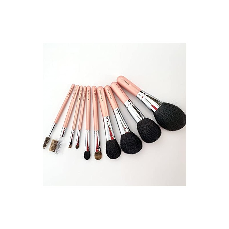 HOUKODOU P-C2 Kumano Brush Makeup Brush, Cheek Brush, Flat (Moe