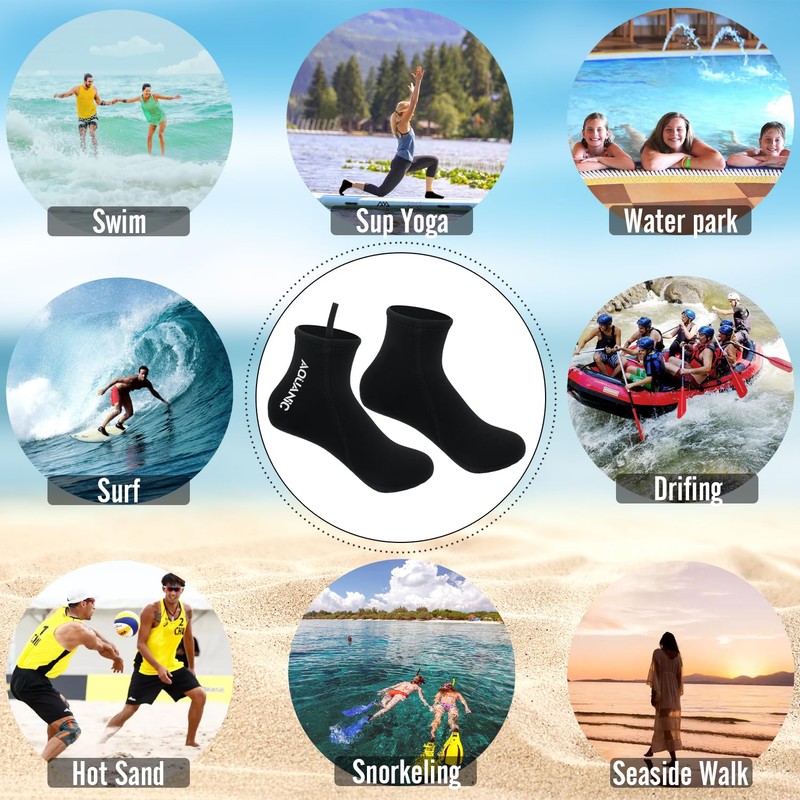 nitescuba Diving Socks 2.5 mm Neoprene Wetsuit Socks Thermal Water