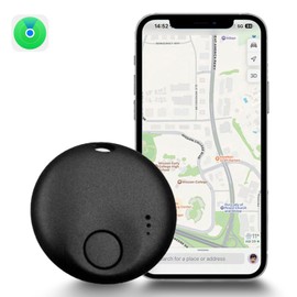 Airtag Air Tag [MFI Certified Stable Signal GPS, Easy Installation] 1 Piece Main Unit, Anti-Theft (Black)