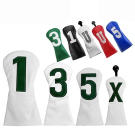 Golf Headcover Driver 440cc 460cc Wood Cover Utility UT Cover Waterproof Numbercover (Gray #5)