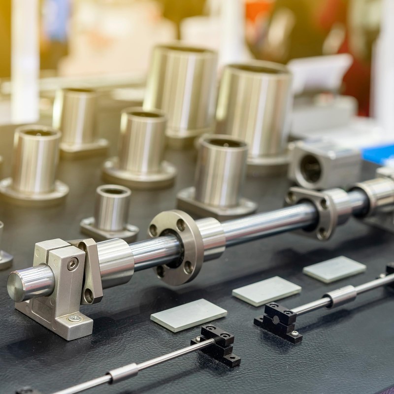 PATIKIL SK10 Aluminum Linear Motion Rod Rail Clamping Guide Support,