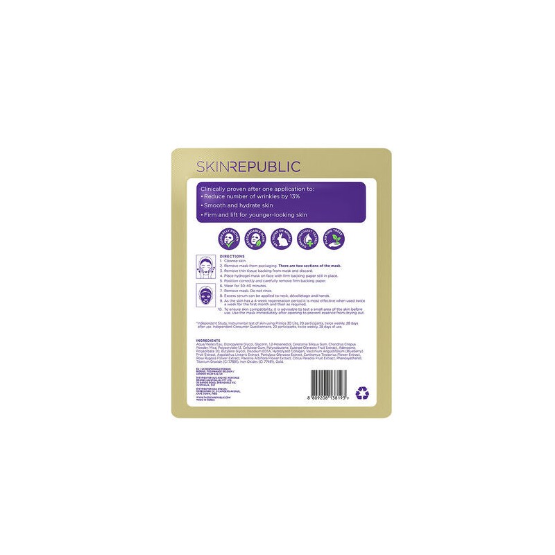 Skin Republic Gold Hydrogel Mask