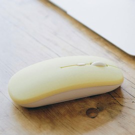 Opt! Appliance Option Macaron Mouse Wireless Mouse Wireless Mouse Bluetooth Thin OPTE-06YEL (Yellow)