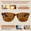 OKH Classic Retro Frame Unisex Bifocal Reading Sunglasses Sunglasses for