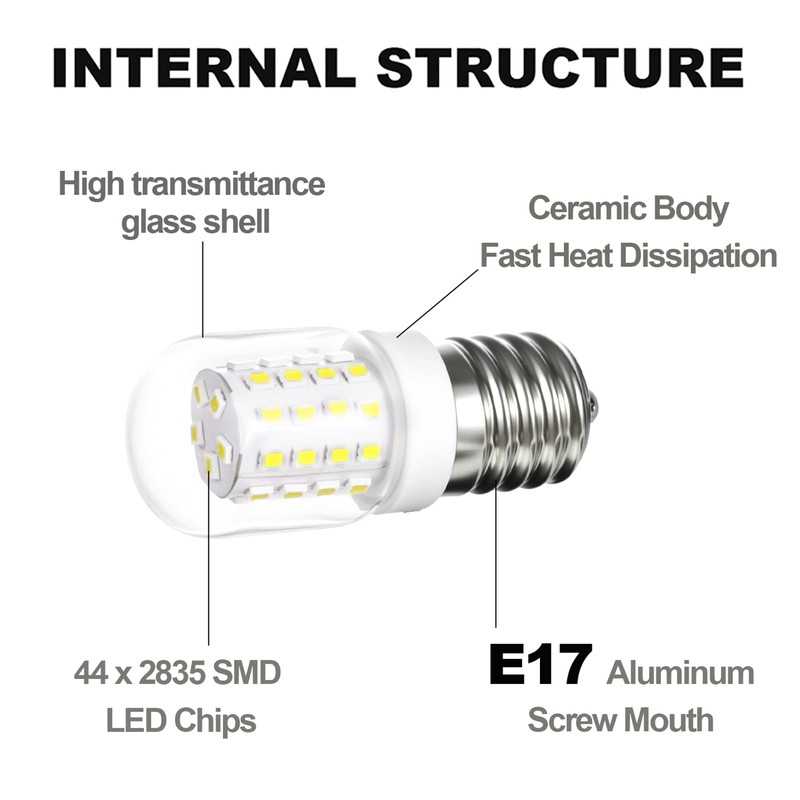 XRZT 125v 40w Microwave Light Bulbs Under Hood 8206232a -