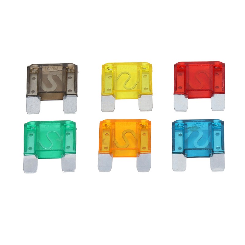 24PCS Car Blade Fuses Zinc Alloy Fuse Assortment Set Automobile