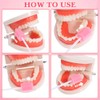 KALLORY 100 Hisopos Bucales con Esponja para Cuidado Oral, Bastoncillos