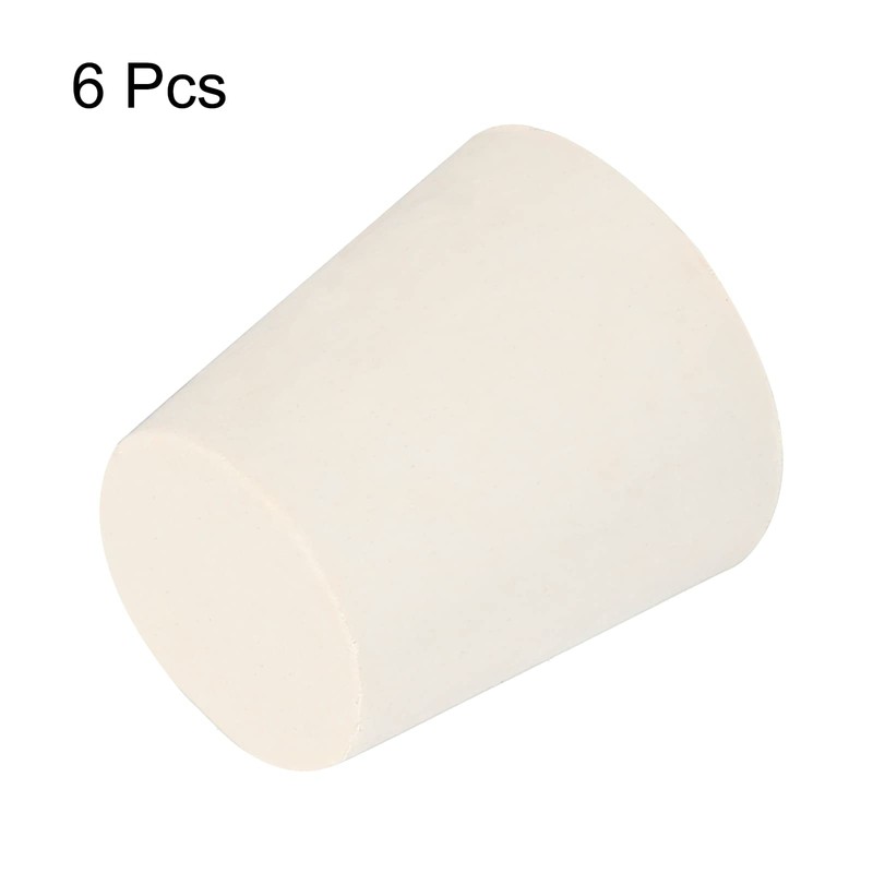sourcing map Rubber Tapered Plug 22mm to 28mm Solid Test