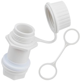 Omoojee Cooler Drain Plug Replacement Kit Compatible with Igloo 50–165 Qt, Threaded Drain Plug Assembly with Tethered Cap, 1 Pack