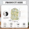 HUISEFOR Lemon Print Blender Covers Kitchen Food Processor Covers with
