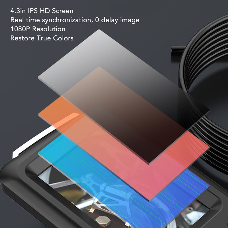 Industrial Endoscope with 4.3in HD Screen 8mm Single Lens Inspection