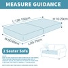 YSTELLAA Stretch Seat Cushion Cover, Sofa Seat Cushion Cover, Non-Slip,