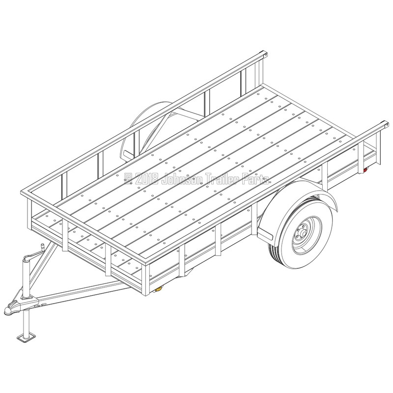5′ x 10′ Utility Trailer Plans – 3,500 lb Capacity