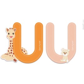 Janod Letter Series Sophie la Girafe (Wood) -u (J09565), Multicoloured